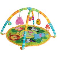 gimnasio para bebes jungla acolchado 3 en 1 77x77x46 cm multicolor