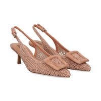 bibi lou zapatos de tacon medio mujer - rosa talla 38