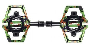 Pedales automaticos ht components t2 camo verde