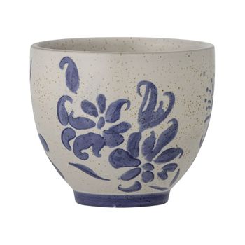 Taza de gres azul h8