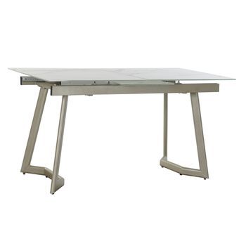 Mesa Comedor Cristal 140x80x76 180 Extensible
