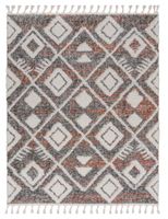 alfombra de pelo largo mendoza multicolor 120x160 cm