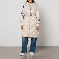 max mara the cube tregil quilted shell gilet - uk 6