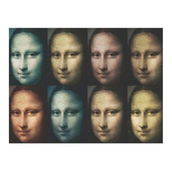 Papel Pintado 3d - La Gioconda (pop Art) (400x309 Cm)
