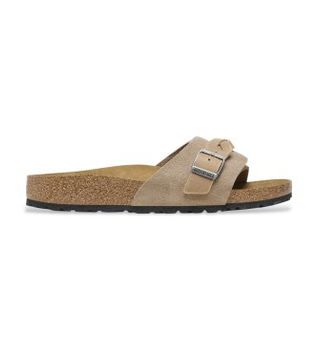 Birkenstock para mujer. 1026730 Sandalias Oita Braided (Ajuste Estrecho) beige (38), Plano, Ninguno, Casual, Taupe