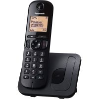 panasonic kx-tgc210 telefono fijo inalambrico negro