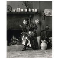 cuadro lienzo impresion digital - autorretrato de frances benjamin johnston - 40x50cm