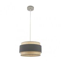 colgante kandy color naturalgris regulable fabrilamp