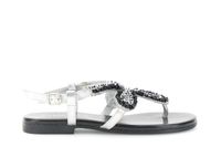 sandalias chanclas con bordados y aplicaciones multi black 38