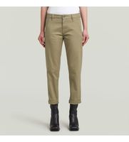 g-star para mujer d25257-c105-6057 pantalon chino kate boyfriend marron 2530 casual algodon organico sostenible