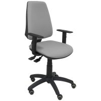 piqueras y crespo elche s bali silla de oficina brazos regulables ruedas parquet gris claro