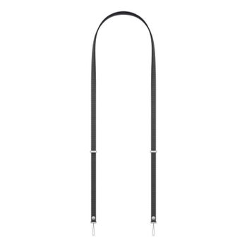 Correa Apple Crossbody para iPhone, Gris claro, 2,08 m, rPET acero inoxidable