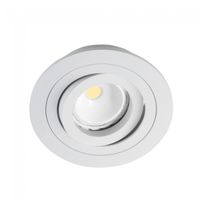 empotrable de techo led classic redondo blanco 8w