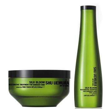 Shu Uemura Art of Hair Silk Bloom Shampoo (300ml) and Treatment (200ml)