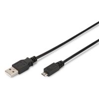digitus cable usb 20microusb 1m negro