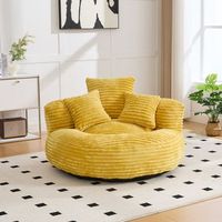 puf reclinable en pana con respaldo alto y 3 cojines para adulto y nino ideal para gaming