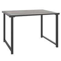 mesa de jardin  mesa de exterior de acero gris antracita 55x40x37 cm