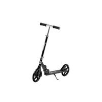 patinete plegable con amortiguador dos ruedas negro