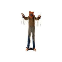 muneco hombre lobo animado  talla 100 x 20 x 160 cm