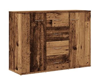 Vidaxl aparador de madera de ingeniería madera envejecida 88x30x64 cm