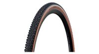 neumatico de  p ciclocross  p schwalbe x one 700 mm tubeless ready rendimiento blando race guard addix e 25 laterales transparentes