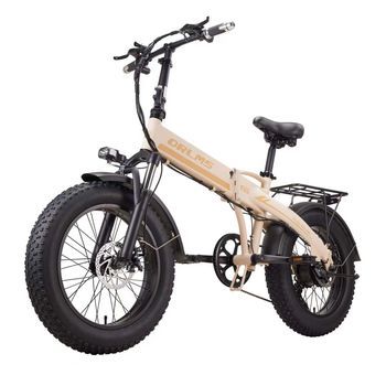 Bicicleta Eléctrica Plegable Orlms S9f, Fat Bike De 20