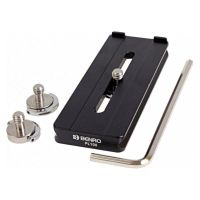 zapata de montaje rapido benro pl100 aluminio negro 14-20 100 mm x 38 mm