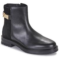 tommy hilfiger botines th logo leather mix chelsea para mujer