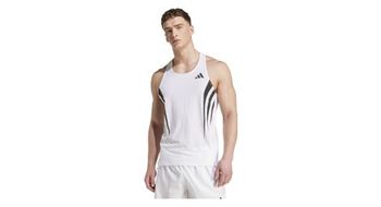 Camiseta de tirantes adidas performance adizero archive blanco  hombre