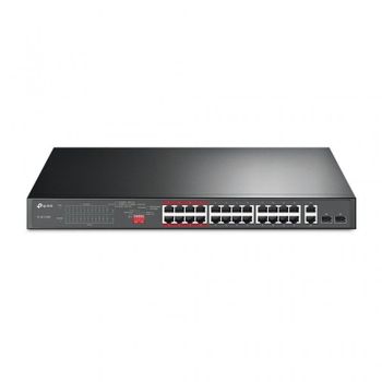 TP-Link TL-SL1226P Switch 24 Puertos Fast Ethernet + 2 Gigabit PoE+