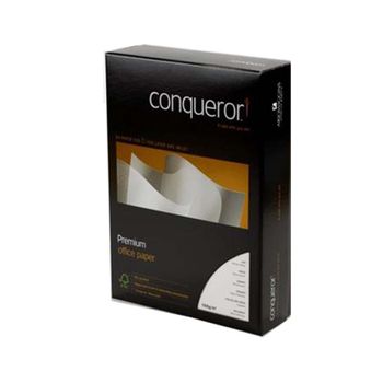 Conqueror Paper Laid WM FSC4 A4 100gsm Brilliant White (500 Sheets)