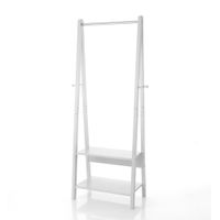 perchero efecto madera blanco cm al180 x l66 x p39