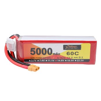 Batería LiPo ZOP Power de 14.8V 5000mAh 60C 4S con enchufe XT60 para drones RC