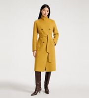 marella para mujer 2623016071200 abrigo mlllaghi mostaza 42 casual amarillo lana