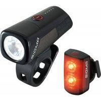 sigma kit de luces delantera buster 400 trasera rl 80 led usb negro