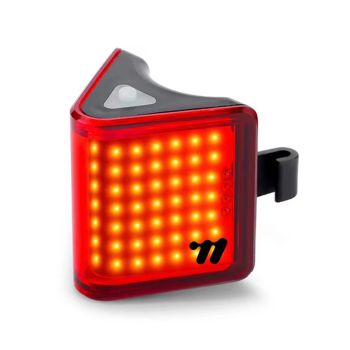 Luz trasera para bicicleta WEST BIKING de 270° Curva 8 Modos de Iluminación Impermeable IP65 Carga Tipo C Luz trasera de