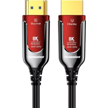Cable HDMI PremiumCord kphdm21r20 20 m 8K 60 Hz fibra óptica