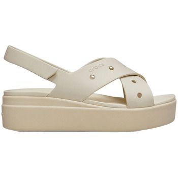 Crocs Sandalias Sandales Brooklyn 4U à brides croisées beige para mujer