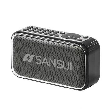 Altavoz inalámbrico SANSUI F35 con Bluetooth y diafragma de graves Sonido HiFi Llamadas con manos libres 2400mAh Soporte