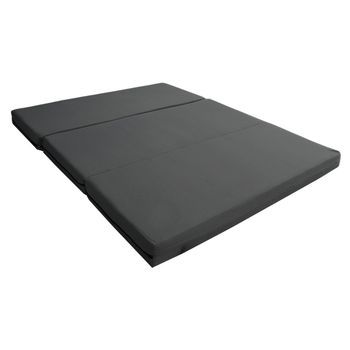Cama Camper Fiat Ducato - 8cm De Grosor Con Hr 25kg/m3 Y 6cm De Viscoelásticaa - Negro