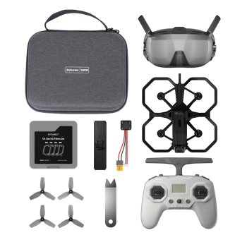 Dron de carreras RC FPV iFlight Defender 20 Lite O4 de 2 pulgadas 2S Cinewhoop RTF con transmisor de radio Commando 8 y
