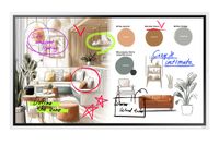 samsung wm65fx pantalla plana para senalizacion digital 1651 cm 65 led wifi 450 cd  m 4k ultra hd gris blanco pantalla tactil tizen 127