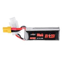 bateria lipo uruav 76v 300mah 80c  160c 2s hv 435v con conector xt30 para el dron de carreras en interiores emax tiny