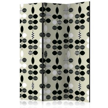 Biombo - Black And White Dots (135x172 Cm)