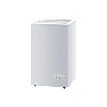 Congelador horizontal SVAN SVCH101FS 85L puertas de cristal ruedas eficiencia E