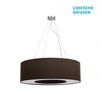 colgante mediano haiti 4xe27 cromomarron regx65x65 cm