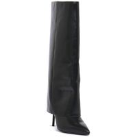 chiconic botas altas vitello nero para mujer