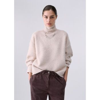 Liu Jo Jersey Jersey de cuello alto en lana cepillada para mujer