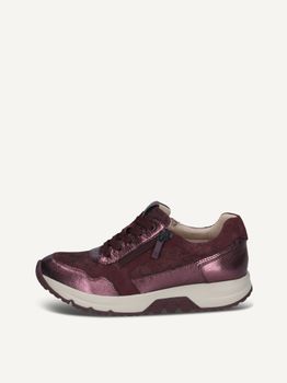 CAPRICE Sneaker, red, made of Leather, Size 37