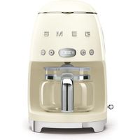 cafetera de goteo smeg 50style color cremanegroverderojoblancoazul marinoazul
